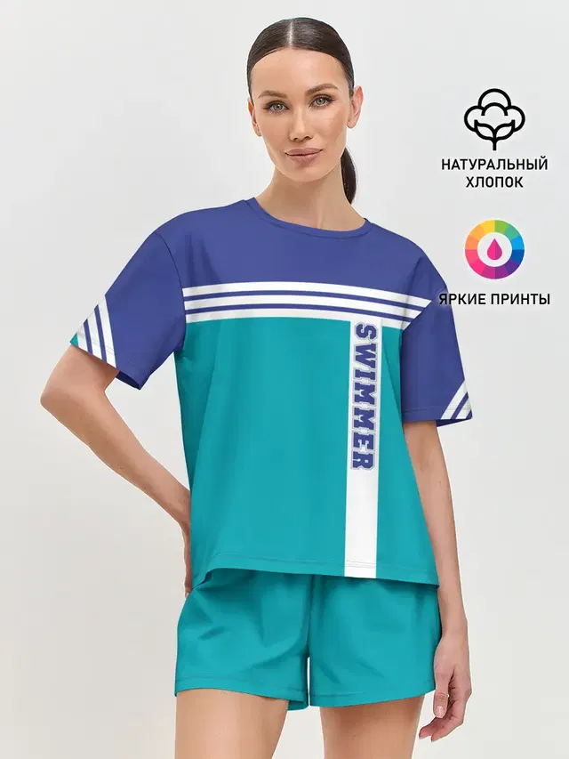 Женская пижама с шортами