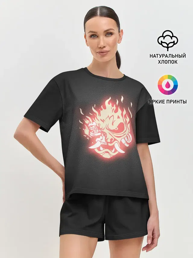 Женская пижама с шортами
