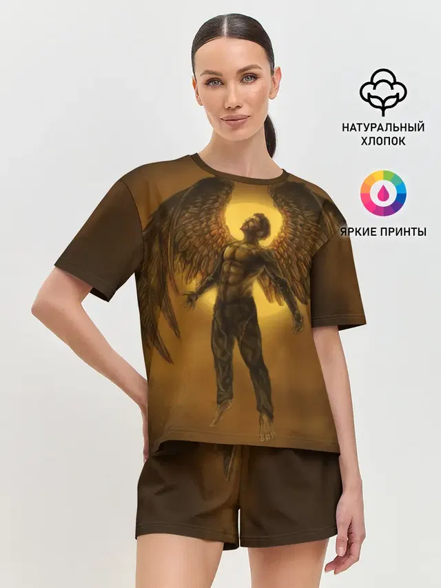 Женская пижама с шортами