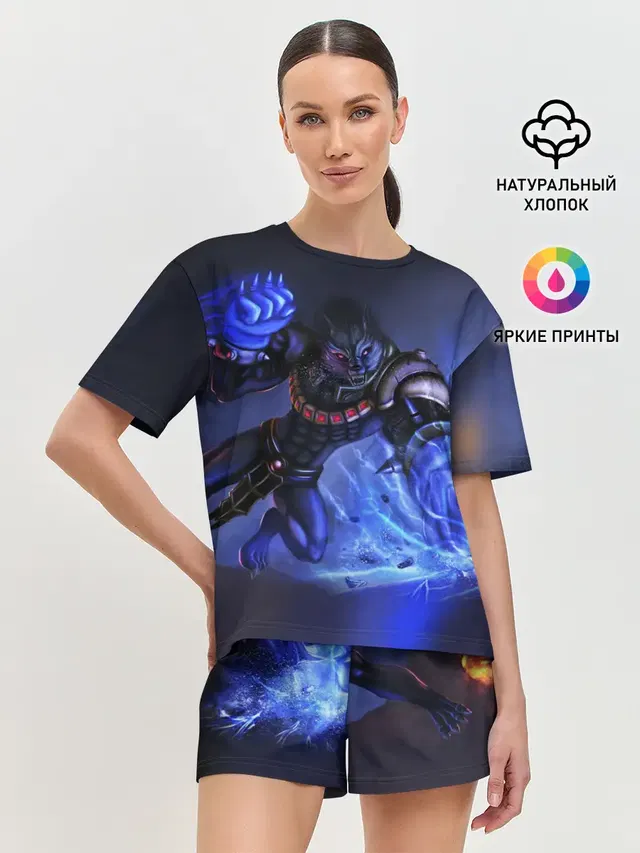 Женская пижама с шортами