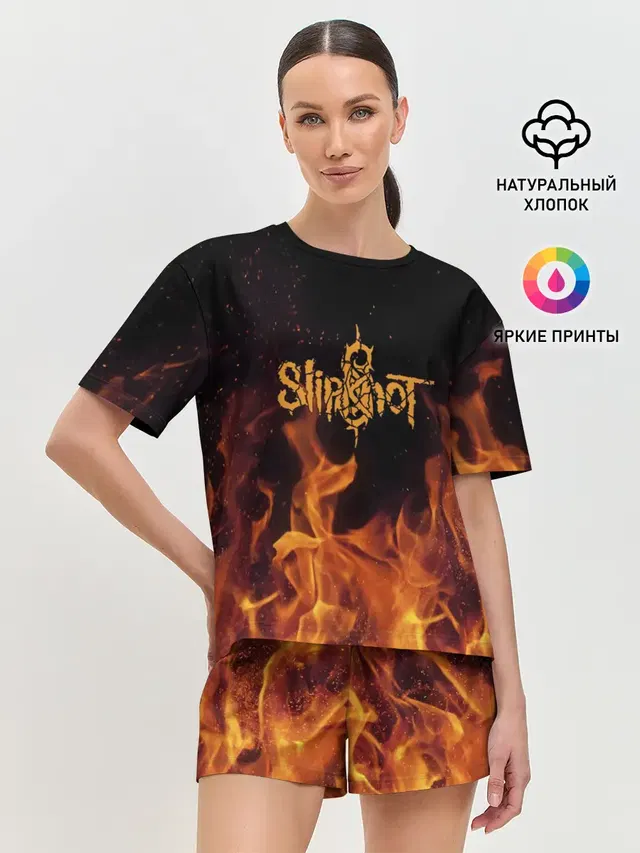 Женская пижама с шортами