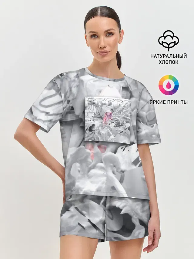Женская пижама с шортами