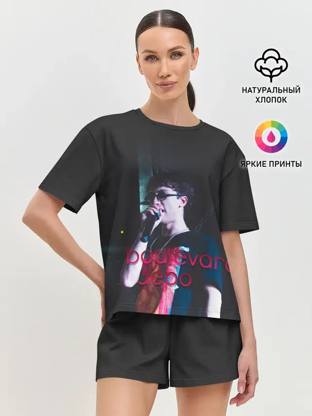 Женская пижама с шортами