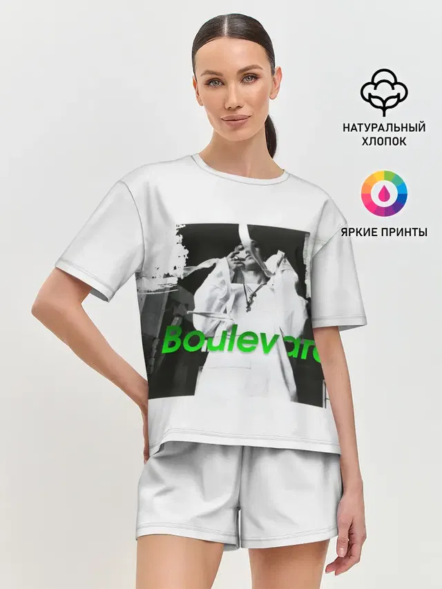 Женская пижама с шортами