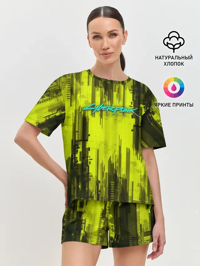 Женская пижама с шортами