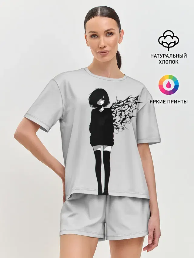 Женская пижама с шортами