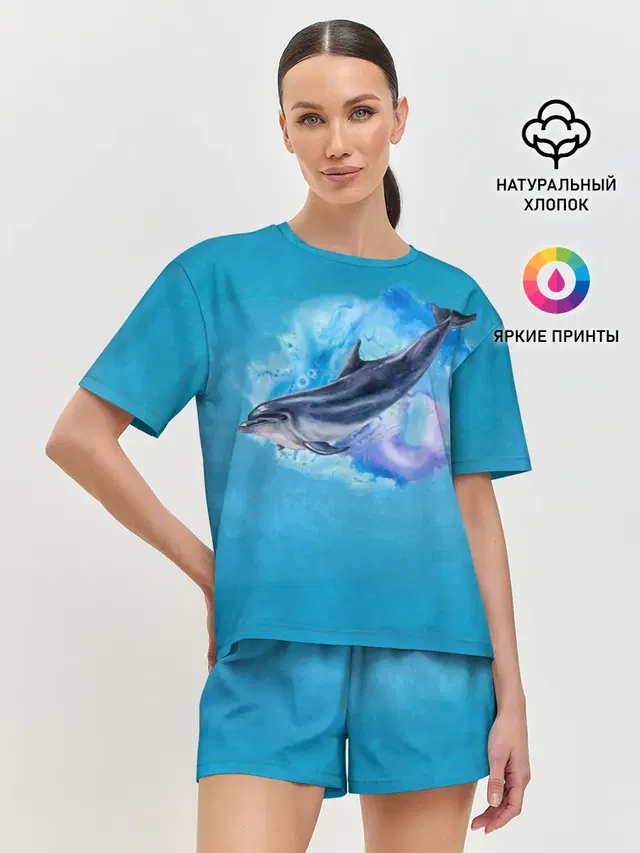 Женская пижама с шортами