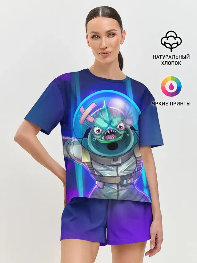 Женская пижама с шортами