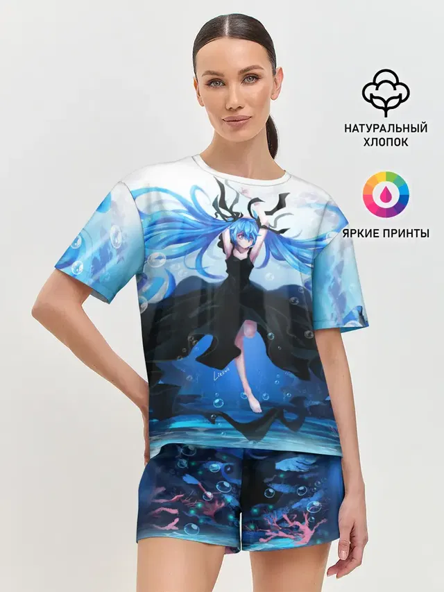 Женская пижама с шортами