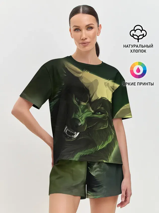 Женская пижама с шортами