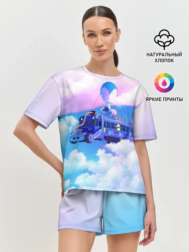Женская пижама с шортами