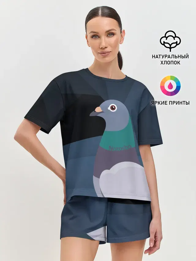 Женская пижама с шортами