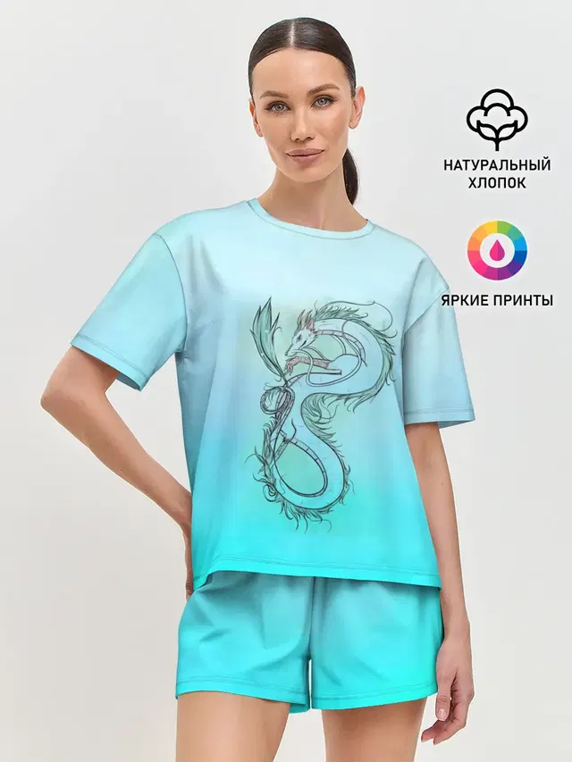 Женская пижама с шортами