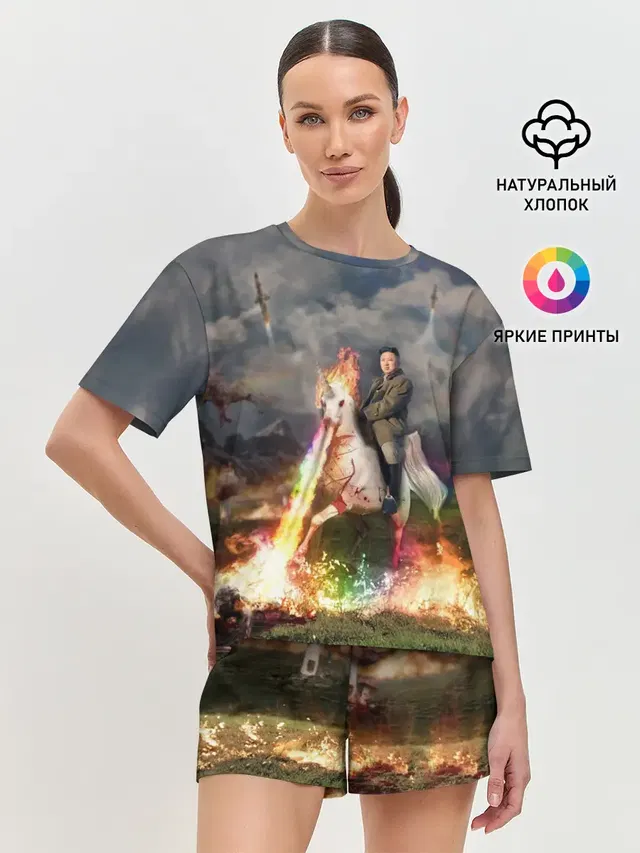 Женская пижама с шортами
