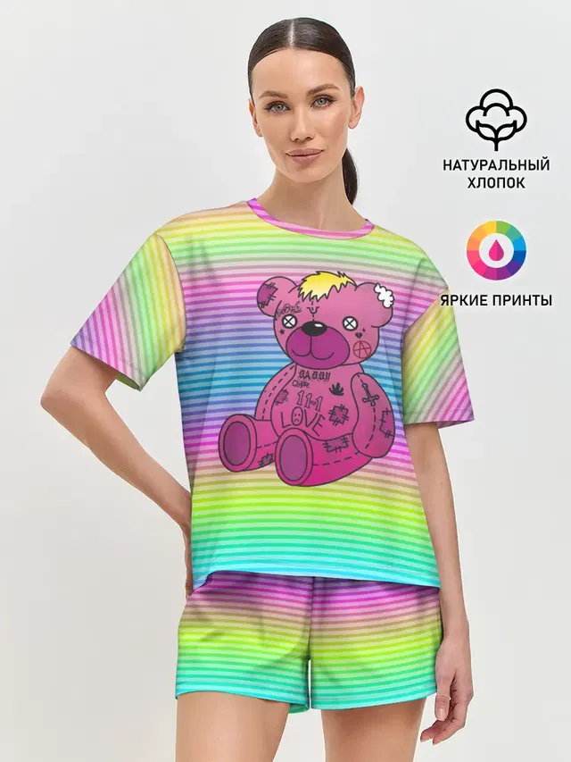 Женская пижама с шортами
