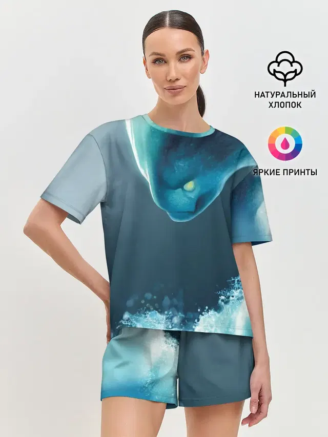 Женская пижама с шортами
