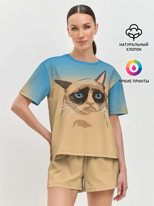 Женская пижама с шортами