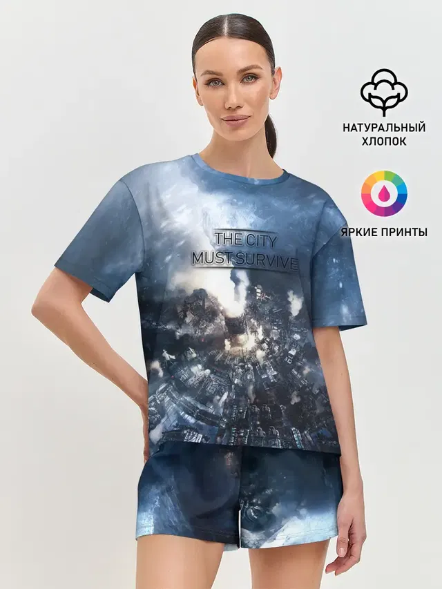 Женская пижама с шортами