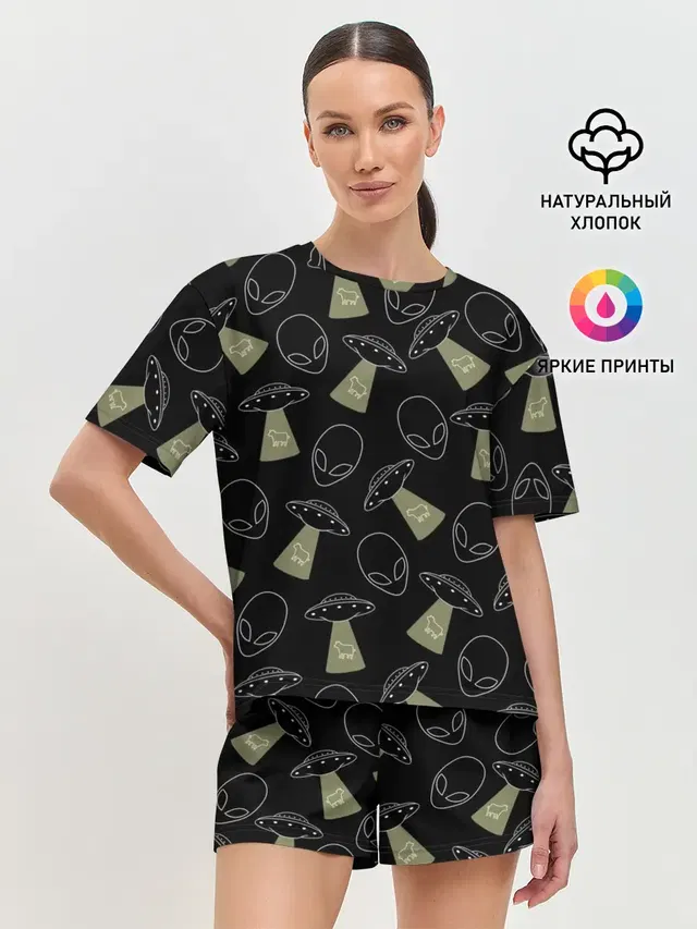Женская пижама с шортами