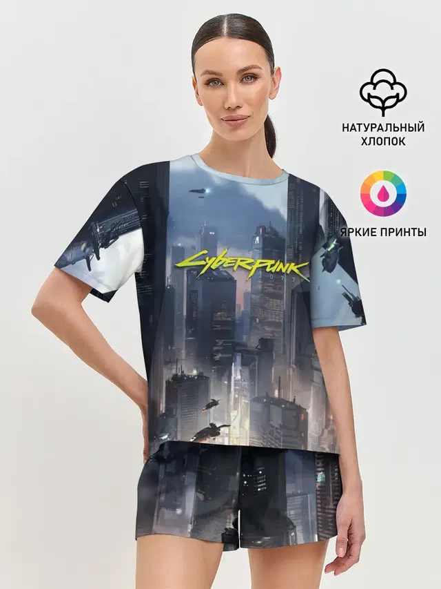 Женская пижама с шортами