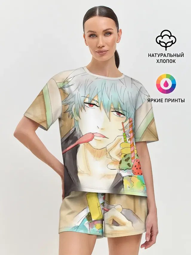 Женская пижама с шортами