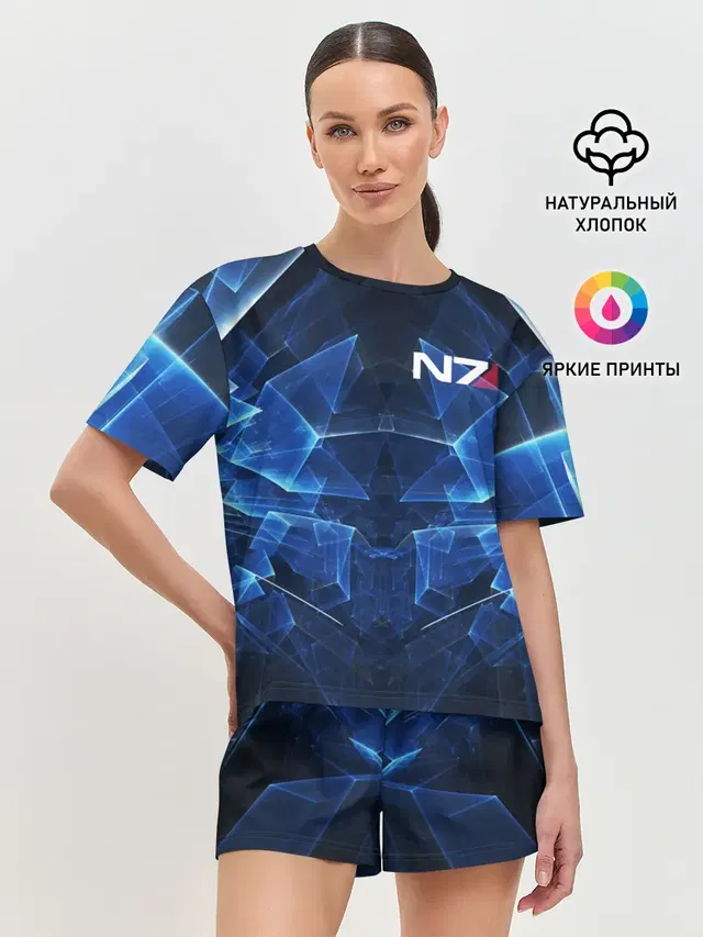 Женская пижама с шортами