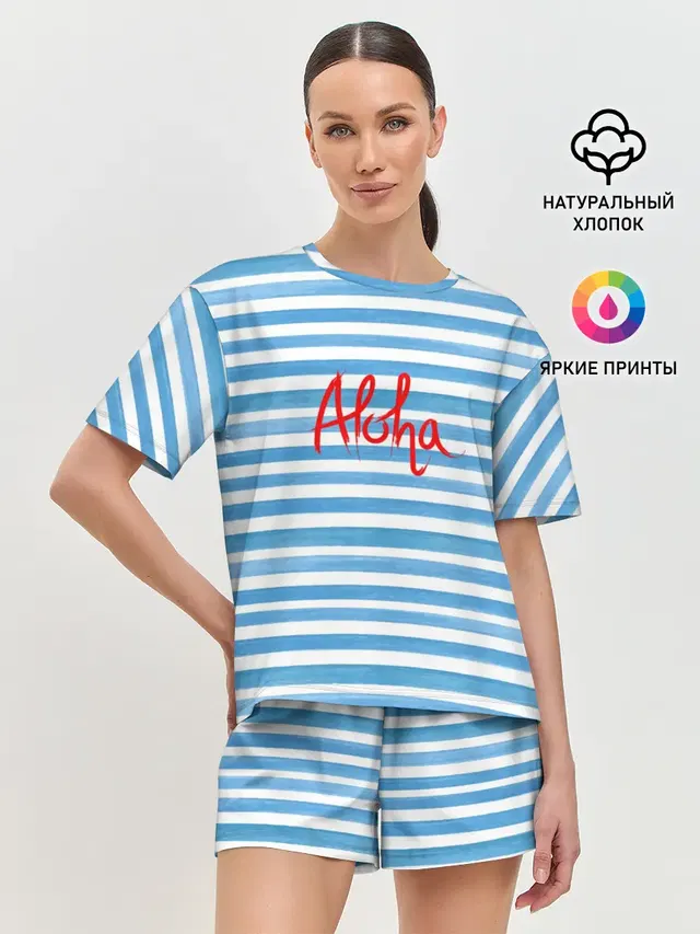 Женская пижама с шортами