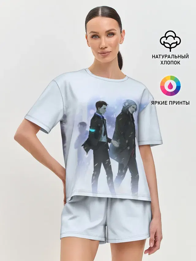 Женская пижама с шортами