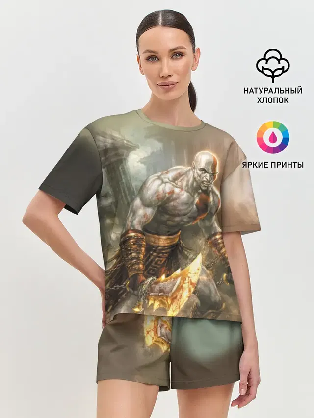 Женская пижама с шортами