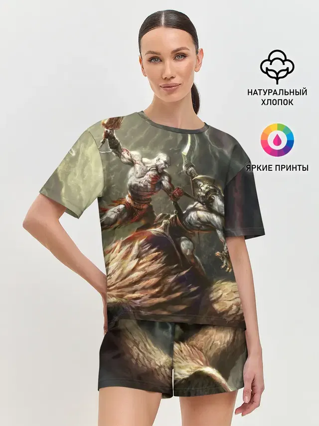 Женская пижама с шортами