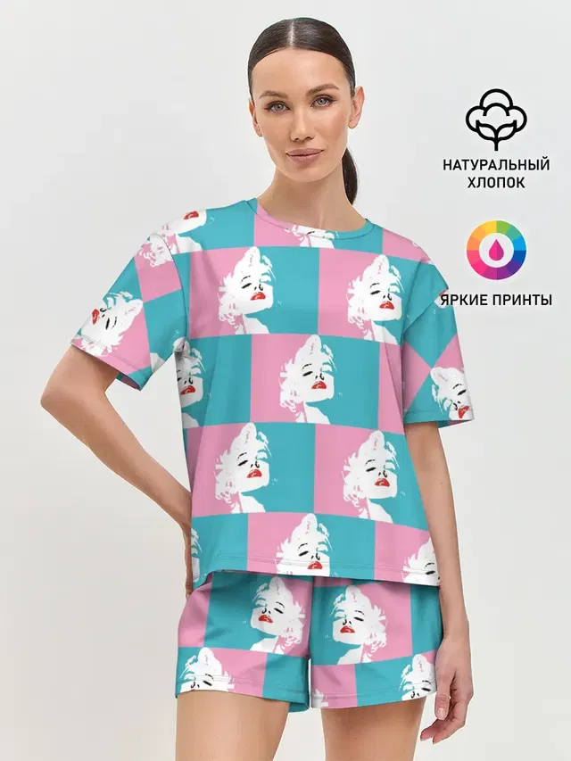 Женская пижама с шортами