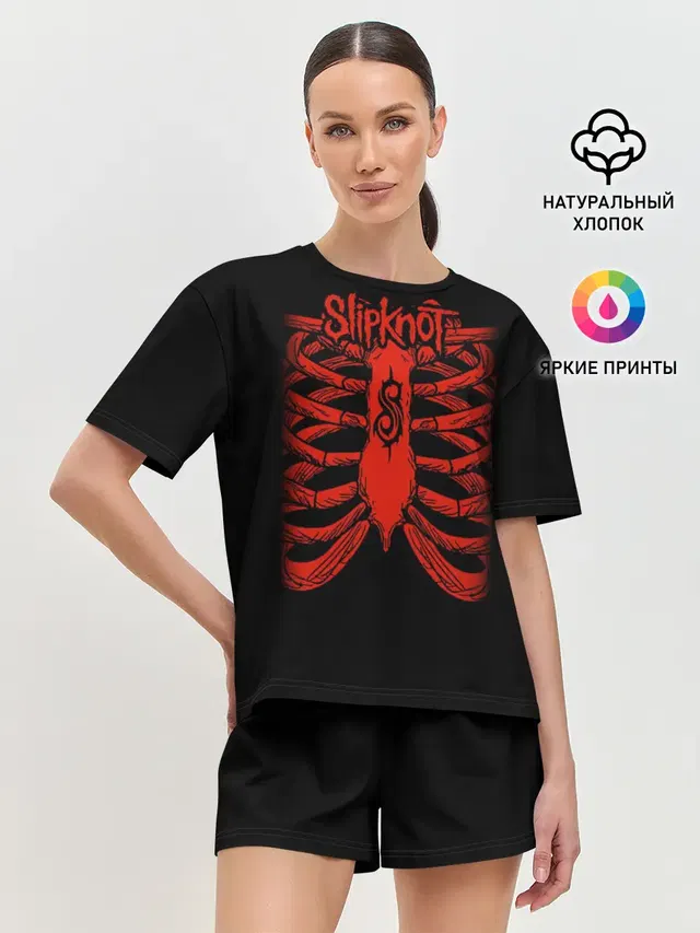 Женская пижама с шортами