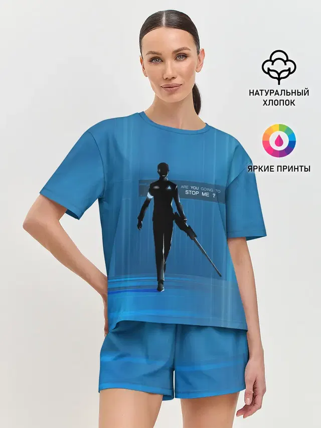 Женская пижама с шортами