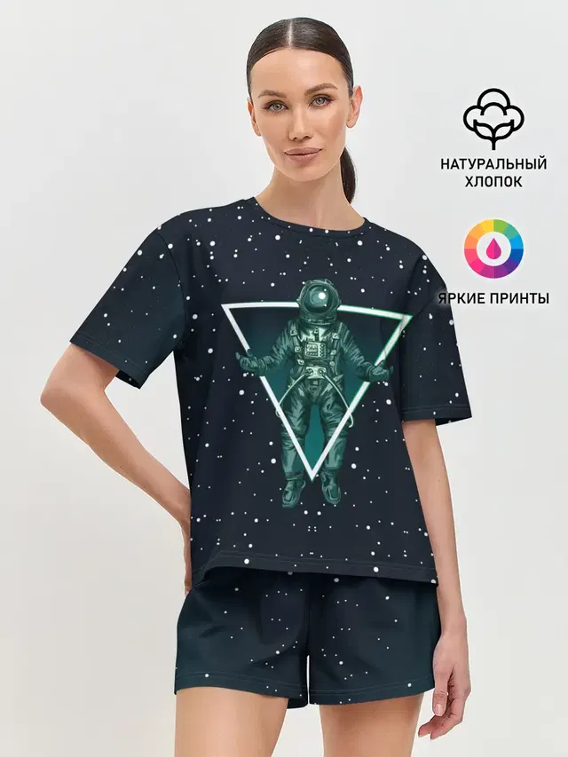 Женская пижама с шортами