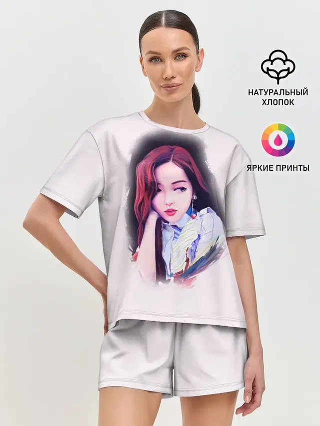 Женская пижама с шортами