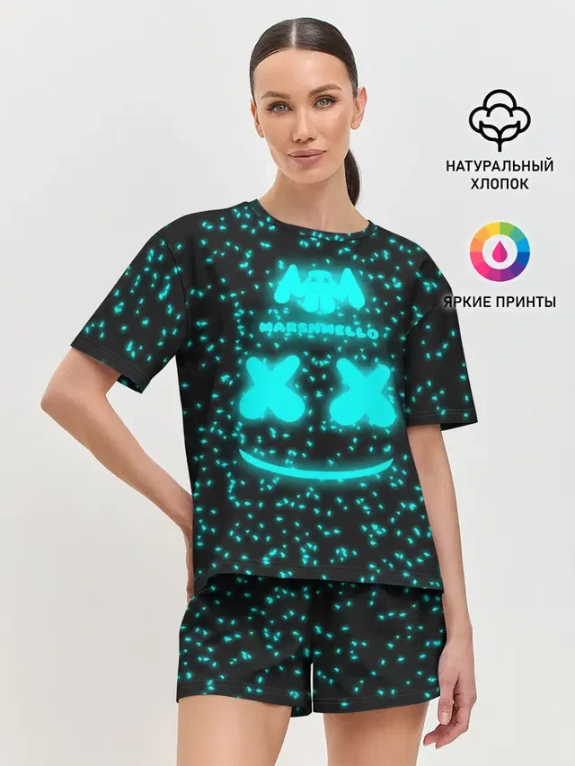 Женская пижама с шортами