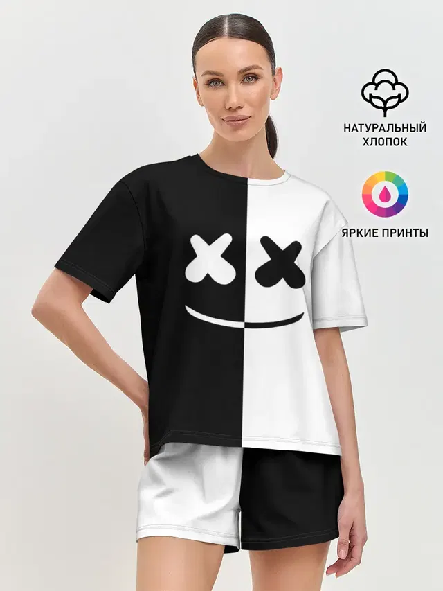 Женская пижама с шортами
