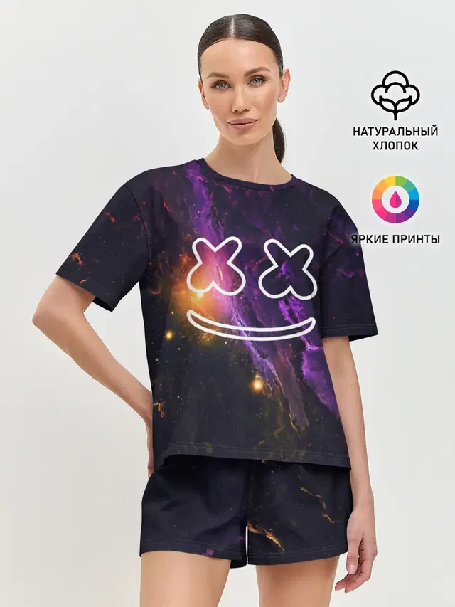Женская пижама с шортами
