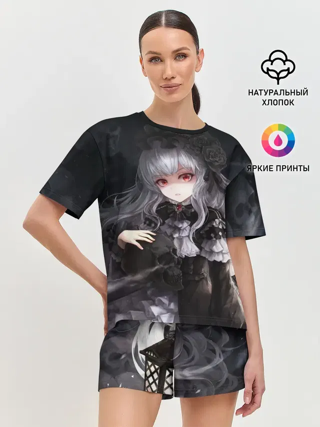 Женская пижама с шортами