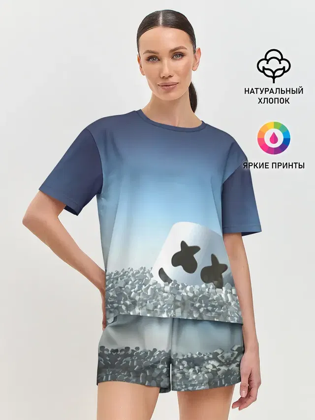 Женская пижама с шортами