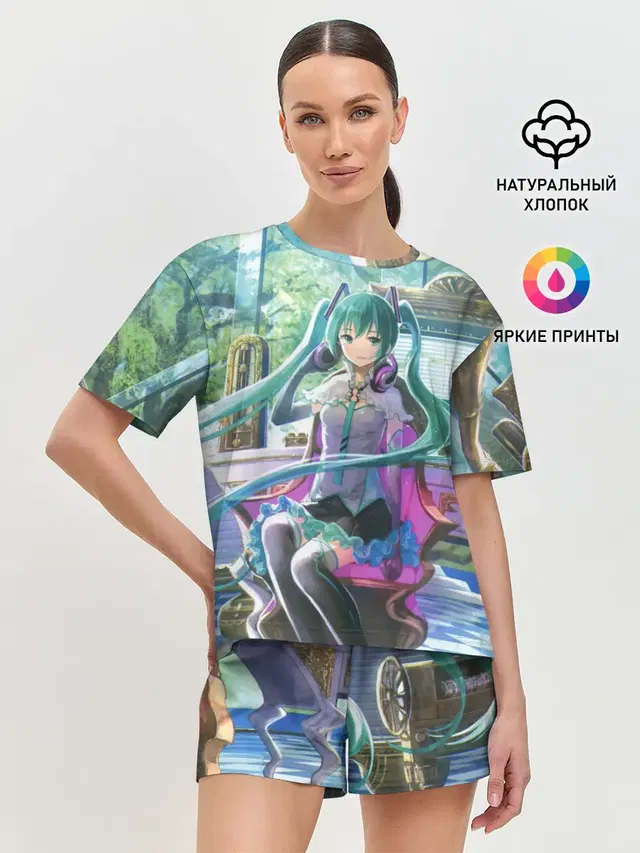 Женская пижама с шортами