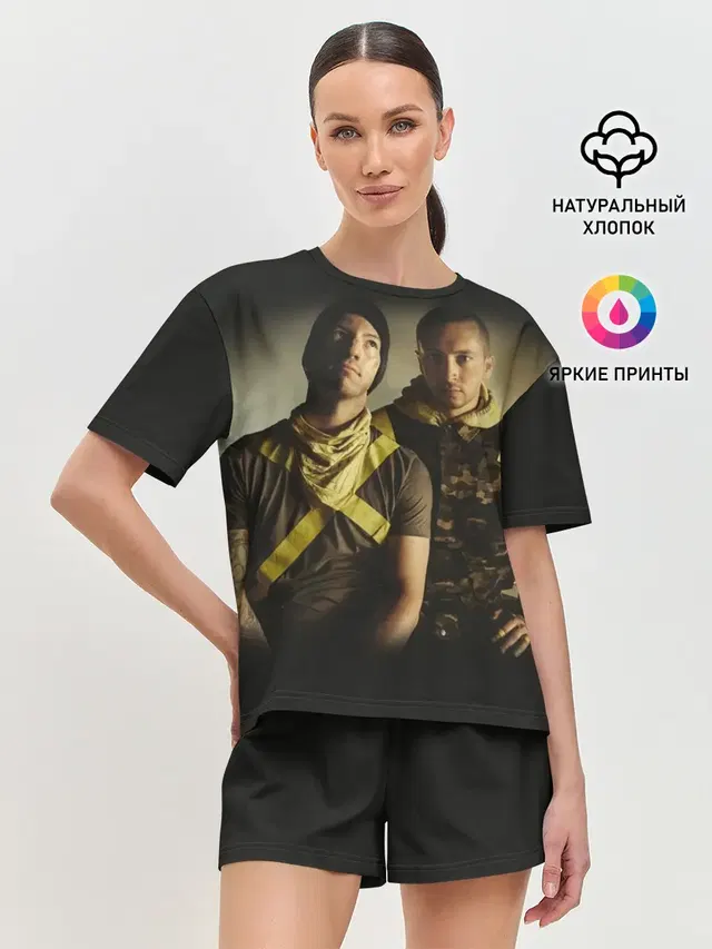 Женская пижама с шортами