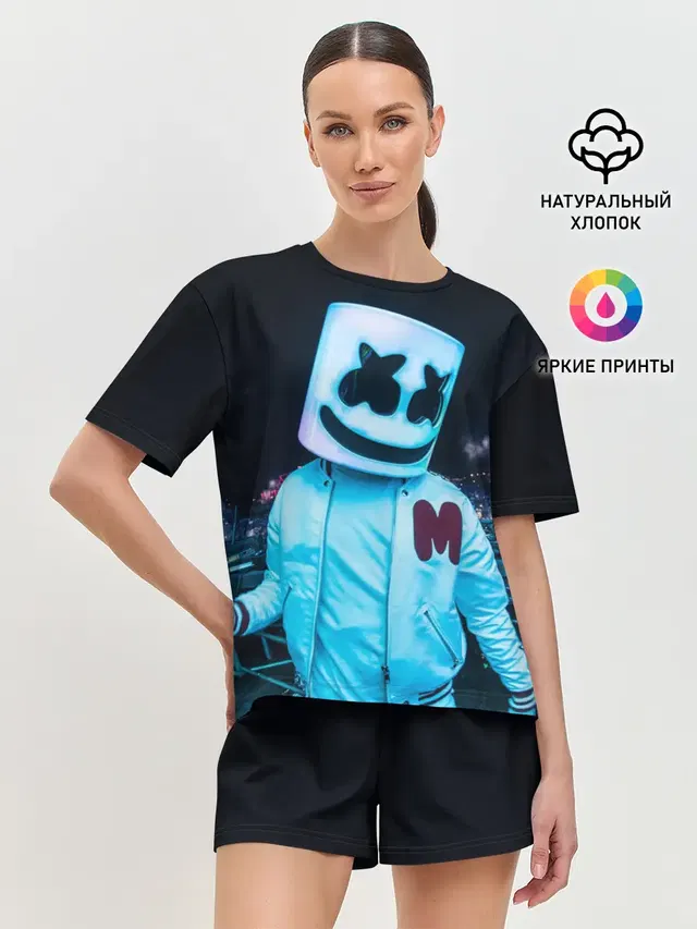 Женская пижама с шортами