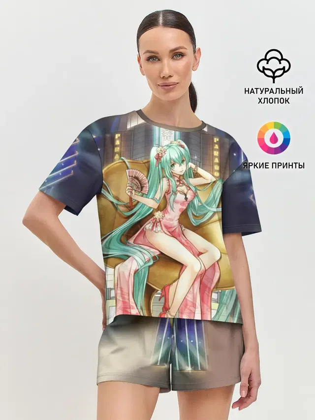 Женская пижама с шортами