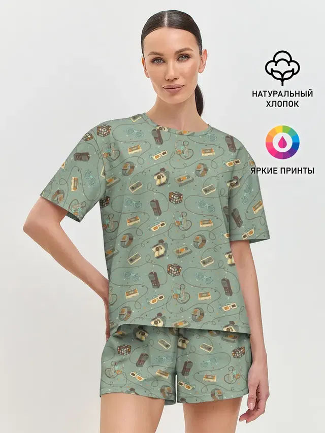 Женская пижама с шортами