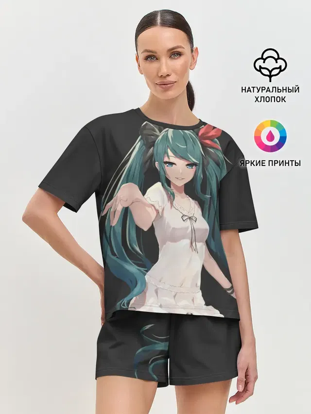 Женская пижама с шортами