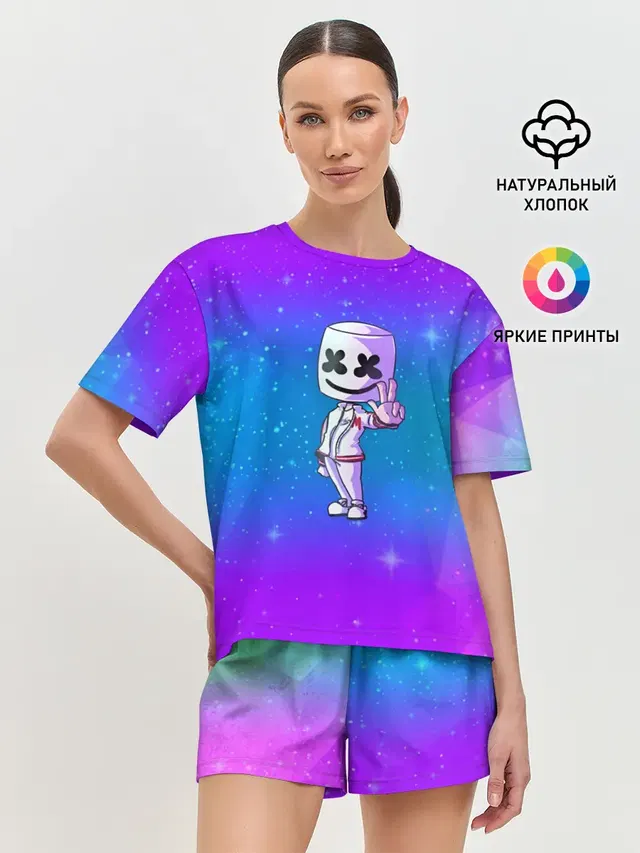 Женская пижама с шортами