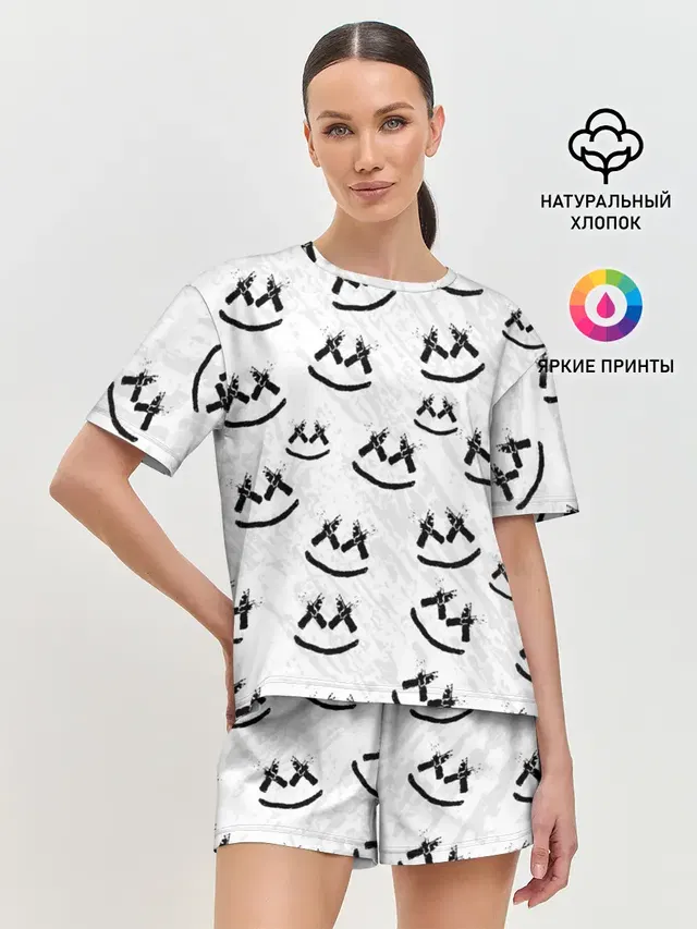 Женская пижама с шортами