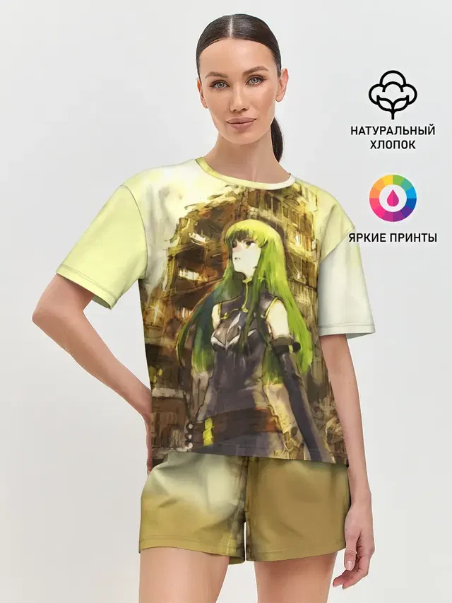 Женская пижама с шортами с принтом «Code Geass — Code Geass art»