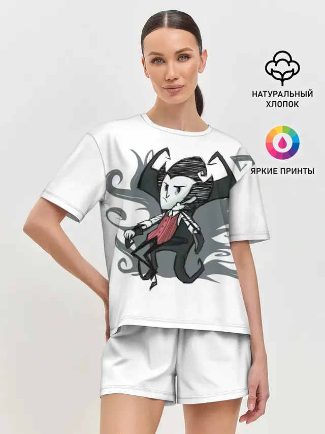 Женская пижама с шортами